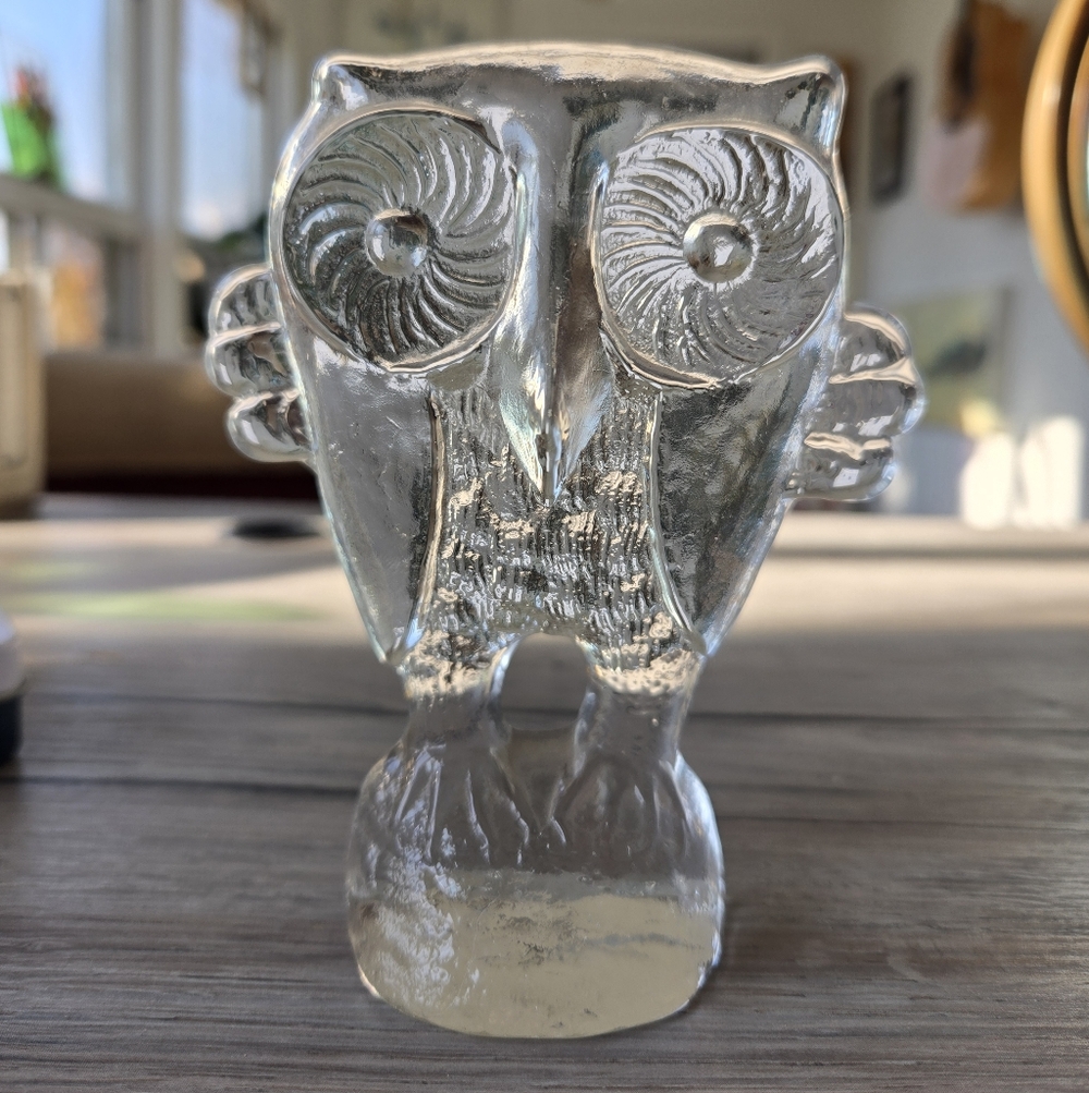 Kosta Boda Glass Owl